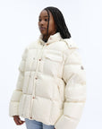 Moncler Jacket Serfanto Puffer Logo Off-White