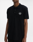 Iceberg Jeans T-Shirt Mountain Logo Print Black
