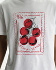 Iceberg Jeans T-Shirt Tomato 1986 Print White