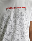 Iceberg Jeans T-Shirt People Ao Print White
