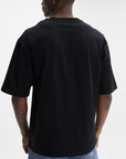 Iceberg Jeans T-Shirt Purple Smiley Print Black