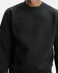 Givenchy Sweater Embossed Logo Print Black