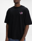 Iceberg Jeans T-Shirt Smiley Logo Black