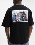 Iceberg Jeans T-Shirt Smiley Logo Black