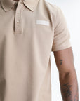Givenchy Golfer Leather Logo Beige