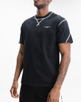 Givenchy T-Shirt White Logo Print Black
