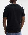 Iceberg Jeans T-Shirt Green Logo Print Black