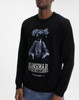 Iceberg Jeans Sweater Teddy Pirnt Black