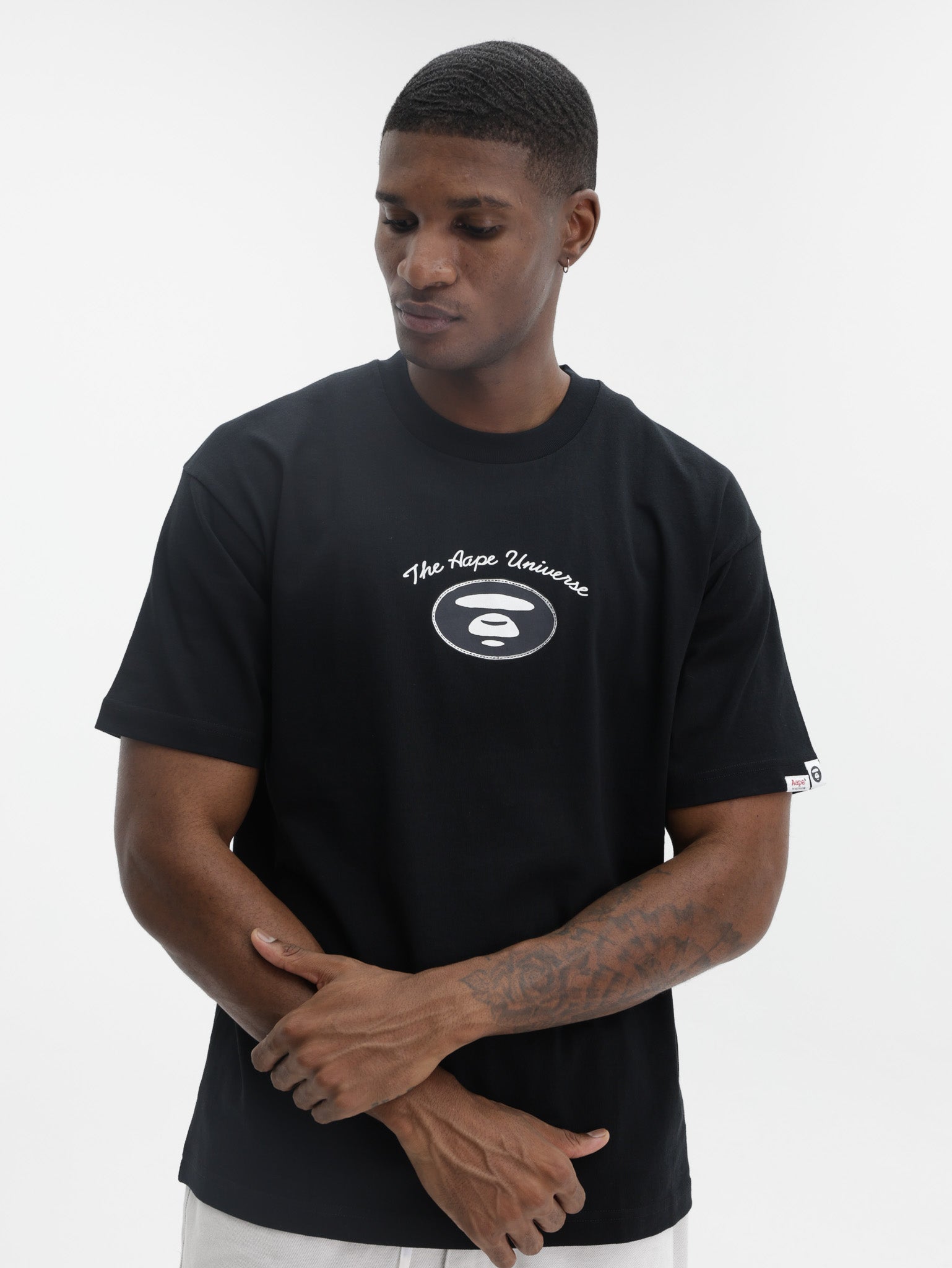 aenrmous æ CIAM Toggle Shirt Black Aape T-Shirt Theme Main Black - AL Capone Premium