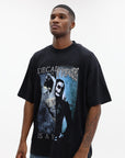 Vetements T-Shirt Cof Cut-Up Oversized Black