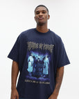 Vetements T-Shirt Cof Vampire Cult Oversized Navy