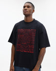 Vetements T-Shirt Fuck Regular Black