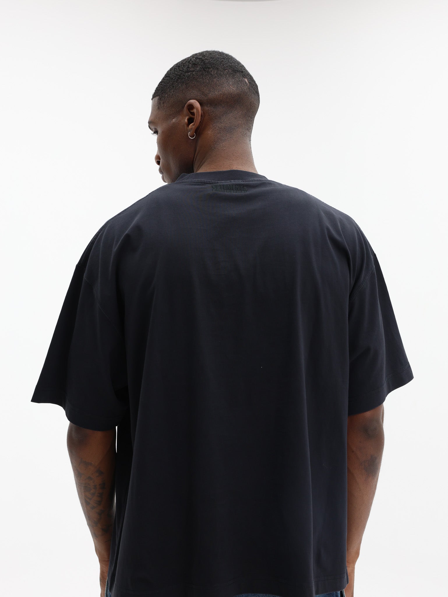 Fuck t-shirt cotton VETEMENTS ユニセックス シャツ ブラック VETEMENTS Regular EU PRM トップス
