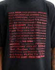 Vetements T-Shirt Fuck Regular Black