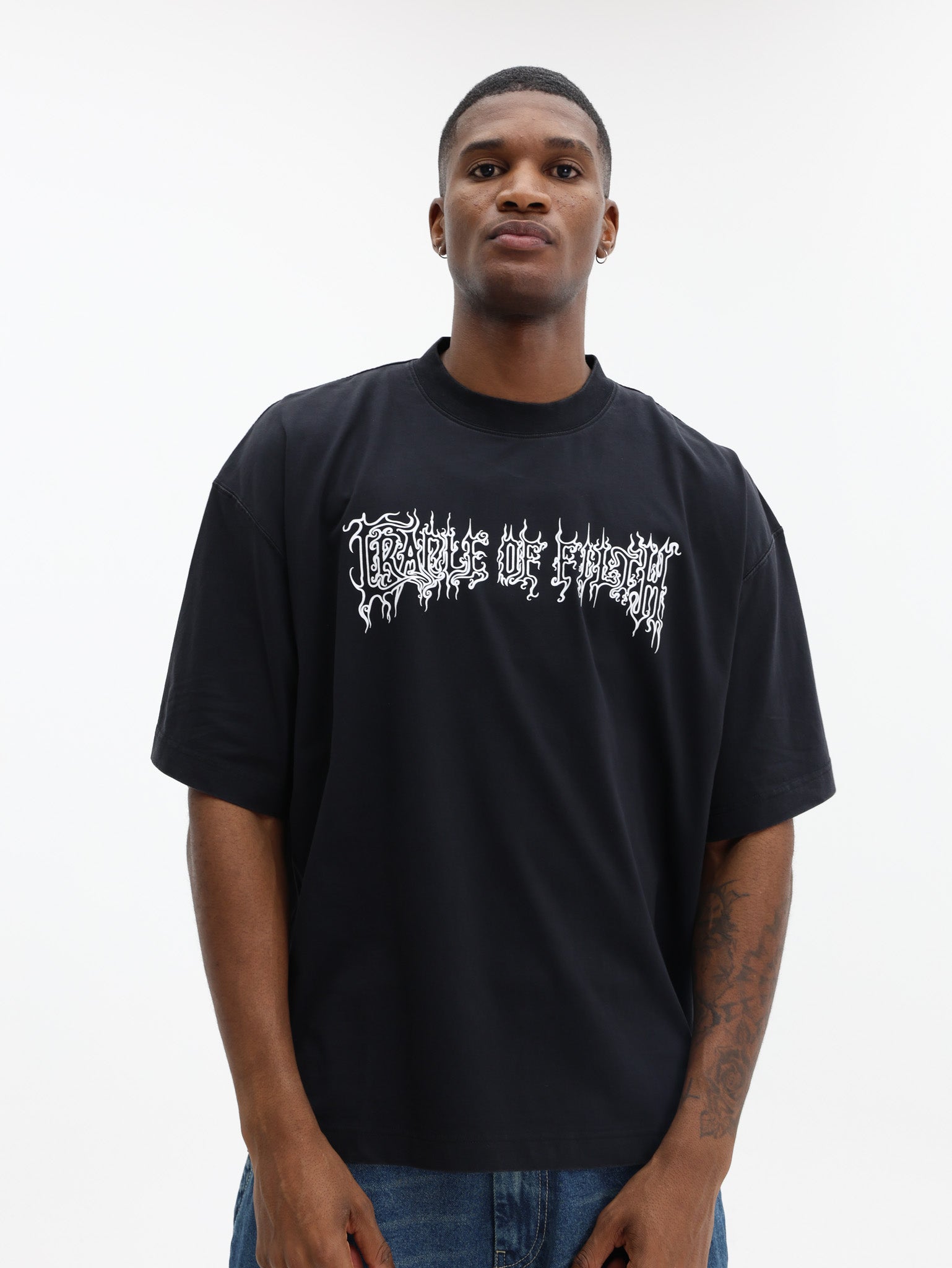 Vetements T-Shirt Cof Logo Regular Black - AL Capone Premium