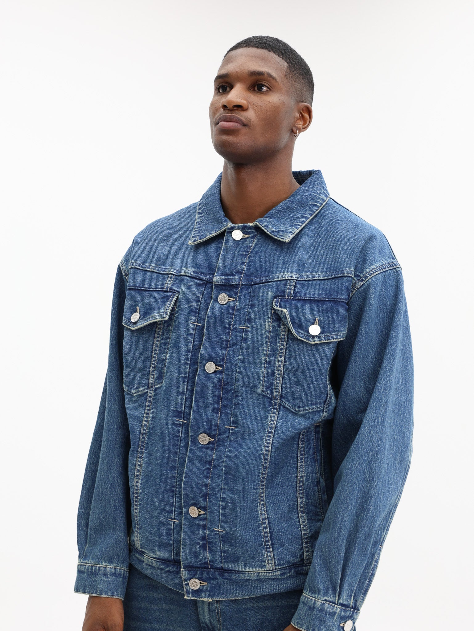 Vetements Jacket Upside Down Denim Blue - AL Capone Premium
