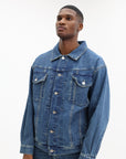 Vetements Jacket Upside Down Denim Blue