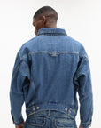 Vetements Jacket Upside Down Denim Blue
