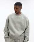 Essentials Classic Fit Fleece Crewneck Concrete Heather