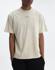Iceberg T-Shirt Chest Logo Tag Crew Cream