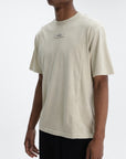 Iceberg T-Shirt Chest Logo Tag Crew Cream