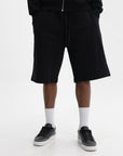 Iceberg Jeans Shorts Sweats Drawstring Black