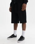 Iceberg Jeans Shorts Sweats Drawstring Black
