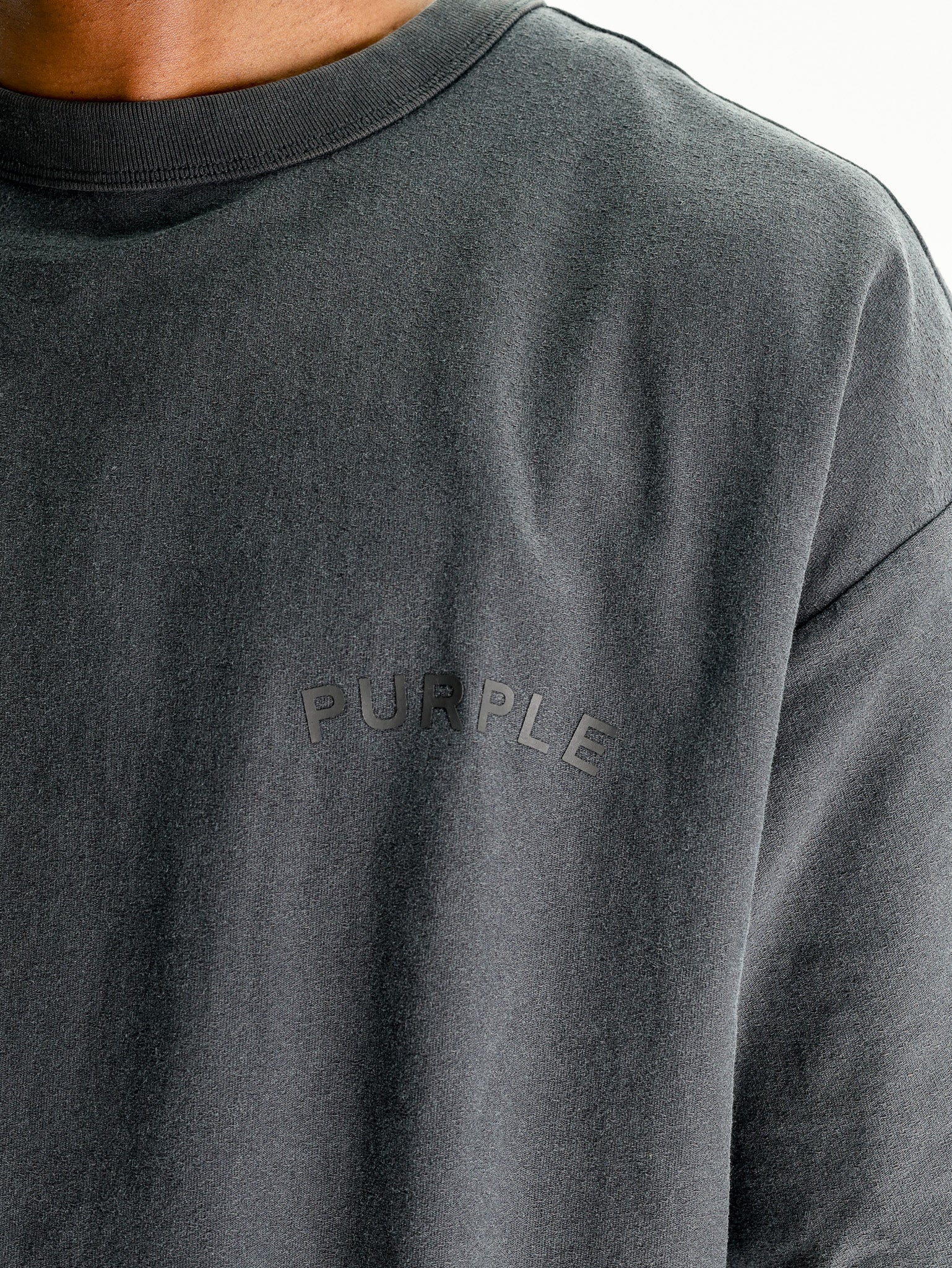 Purple T-Shirt Black-AL Capone Premium