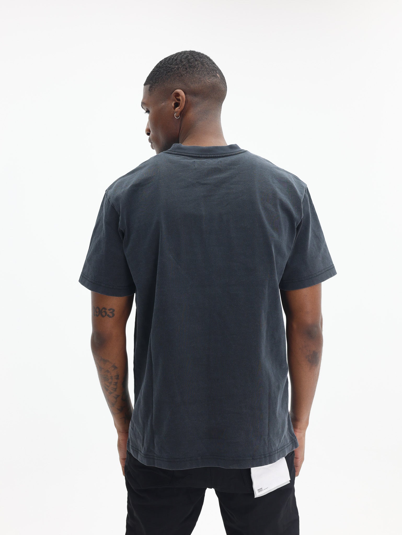 Purple T-Shirt Oversize Black-AL Capone Premium