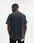 Purple T-Shirt Textured Black