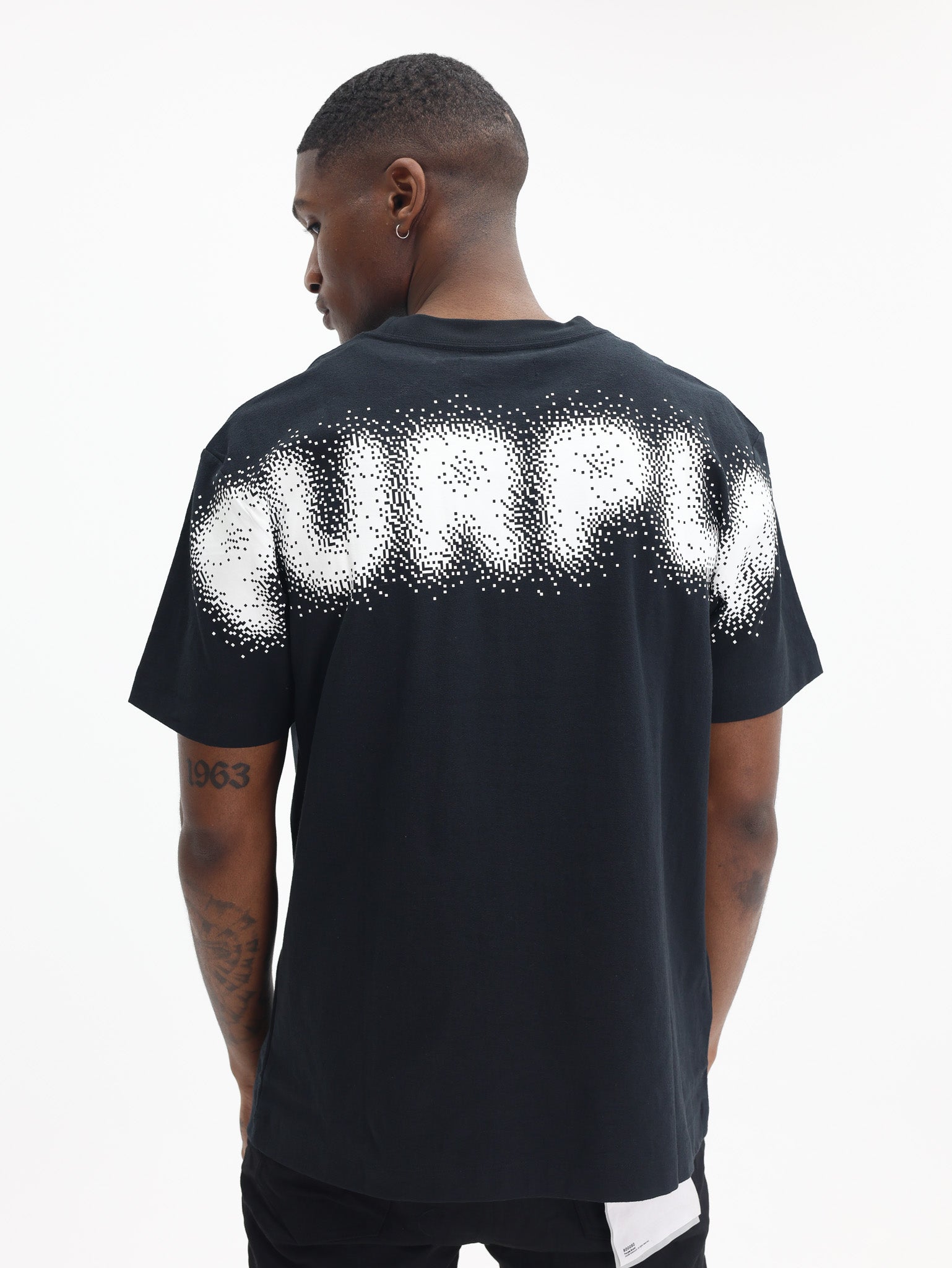 Purple T-Shirt Textured Black-AL Capone Premium