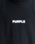 Purple T-Shirt Textured Black-AL Capone Premium
