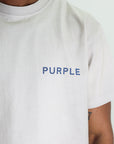 Purple T-Shirt Logo Khaki-AL Capone Premium