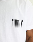 Purple T-Shirt Textured White