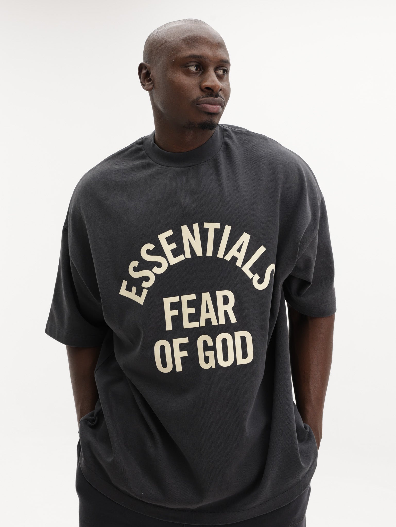 Fear Of God T-Shirt Campus 90'S Short Sleeve Black - AL Capone Premium