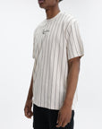 Karl Kani T-Shirt Vertical Stripes Cream-White