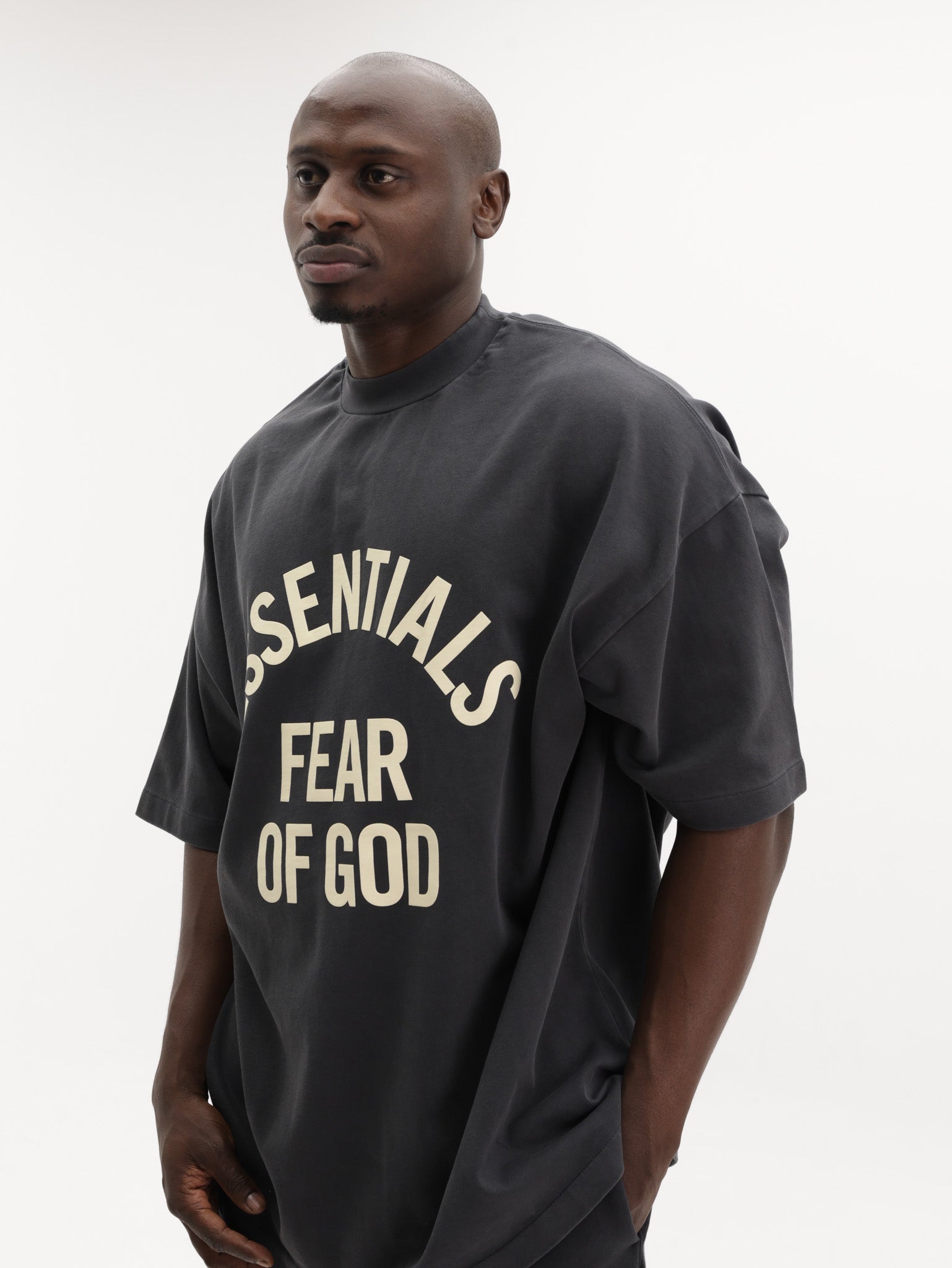 Fear Of God T-Shirt Campus 90'S Short Sleeve Black - AL Capone Premium