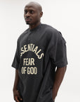 Fear Of God T-Shirt Campus 90'S Short Sleeve Black