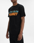 Market T-Shirt Keep Going Black