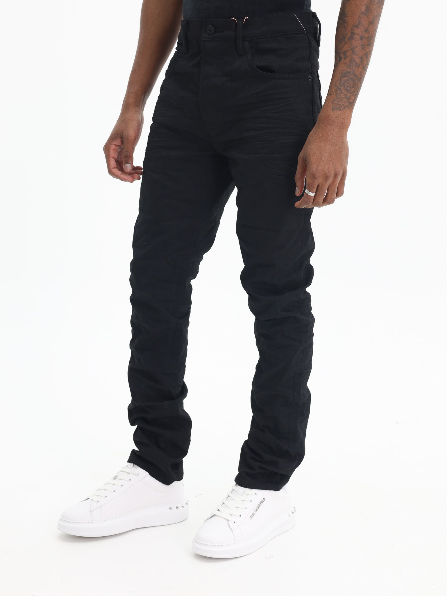 Purple Jeans Raw222 Black-AL Capone Premium