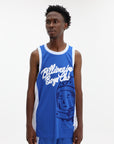 Billionaire Boys Club Script Astro Logo Basketball Jersey Blue