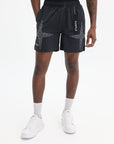 Purple Shorts All Round Black-AL Capone Premium