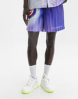 Casablanca Silk Shorts Shockwave Multi Colour