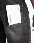 Purple Shorts Smoke Worn Vintage Black