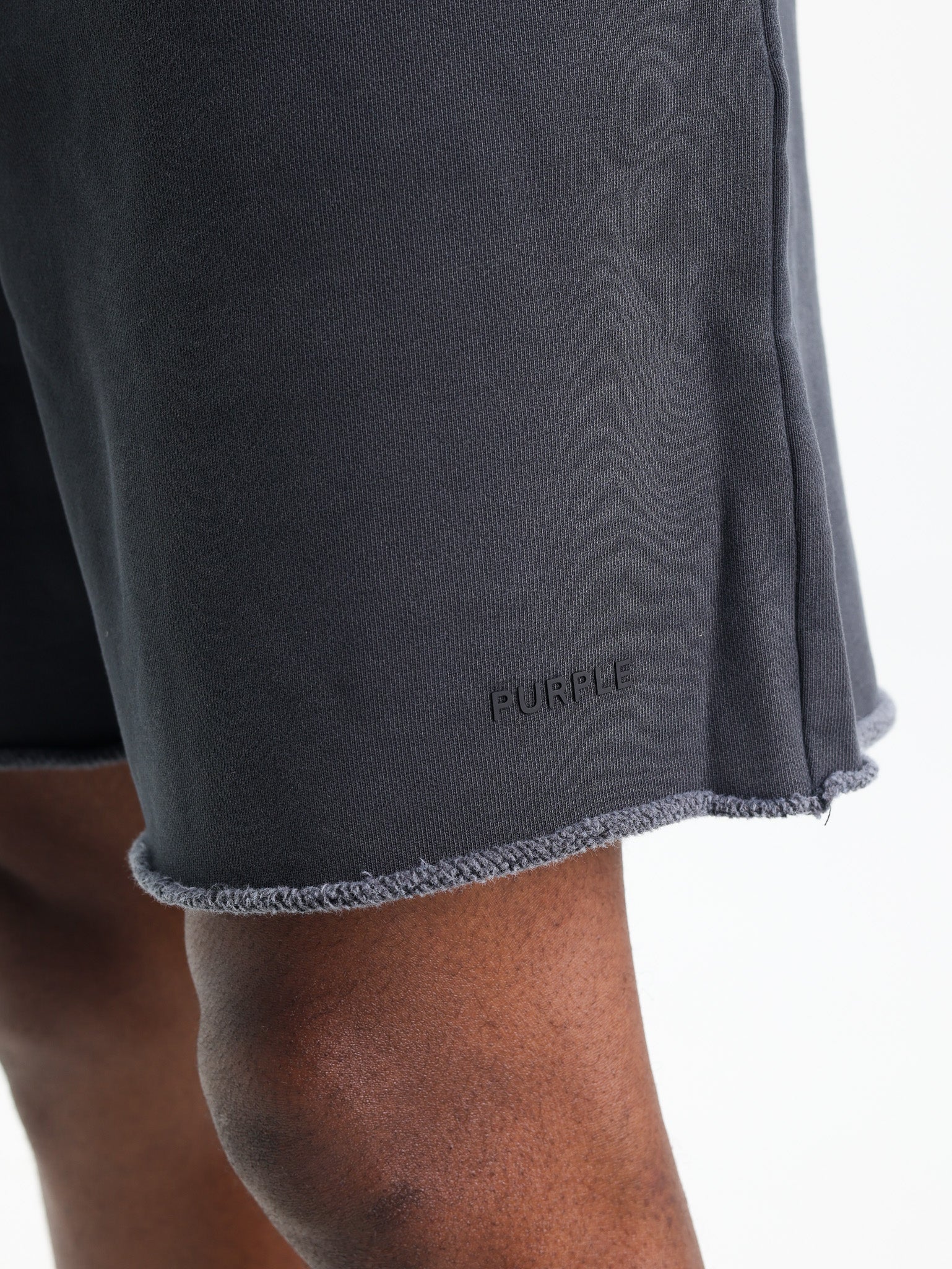 Purple Shorts Fleece Black-AL Capone Premium