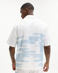 Capone Shirt Allover Print Blue