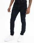 Purple Jeans Slim Black Oil Spill-AL Capone Premium