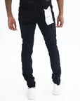 Purple Jeans Slim Black Oil Spill-AL Capone Premium
