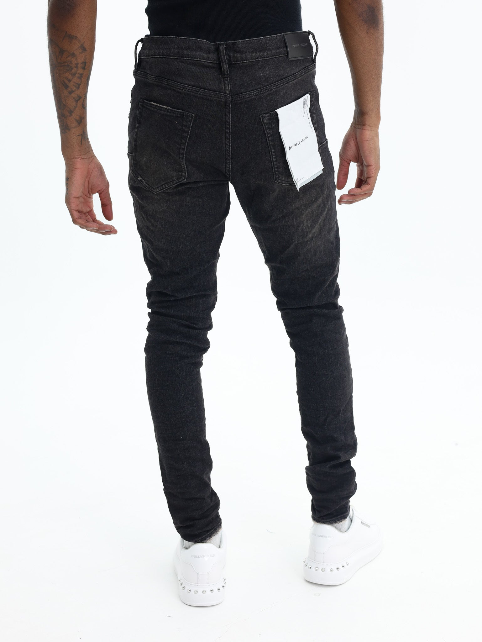 Purple Jeans Overspray Black-AL Capone Premium