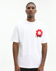 Capone T-Shirt Flower Logo White